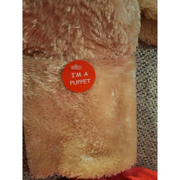 Aurora Puppy Dog Plush Hand Puppet 9"‎ Yellow Lab Golden Retriever Pretend Play - Picture 3 of 7